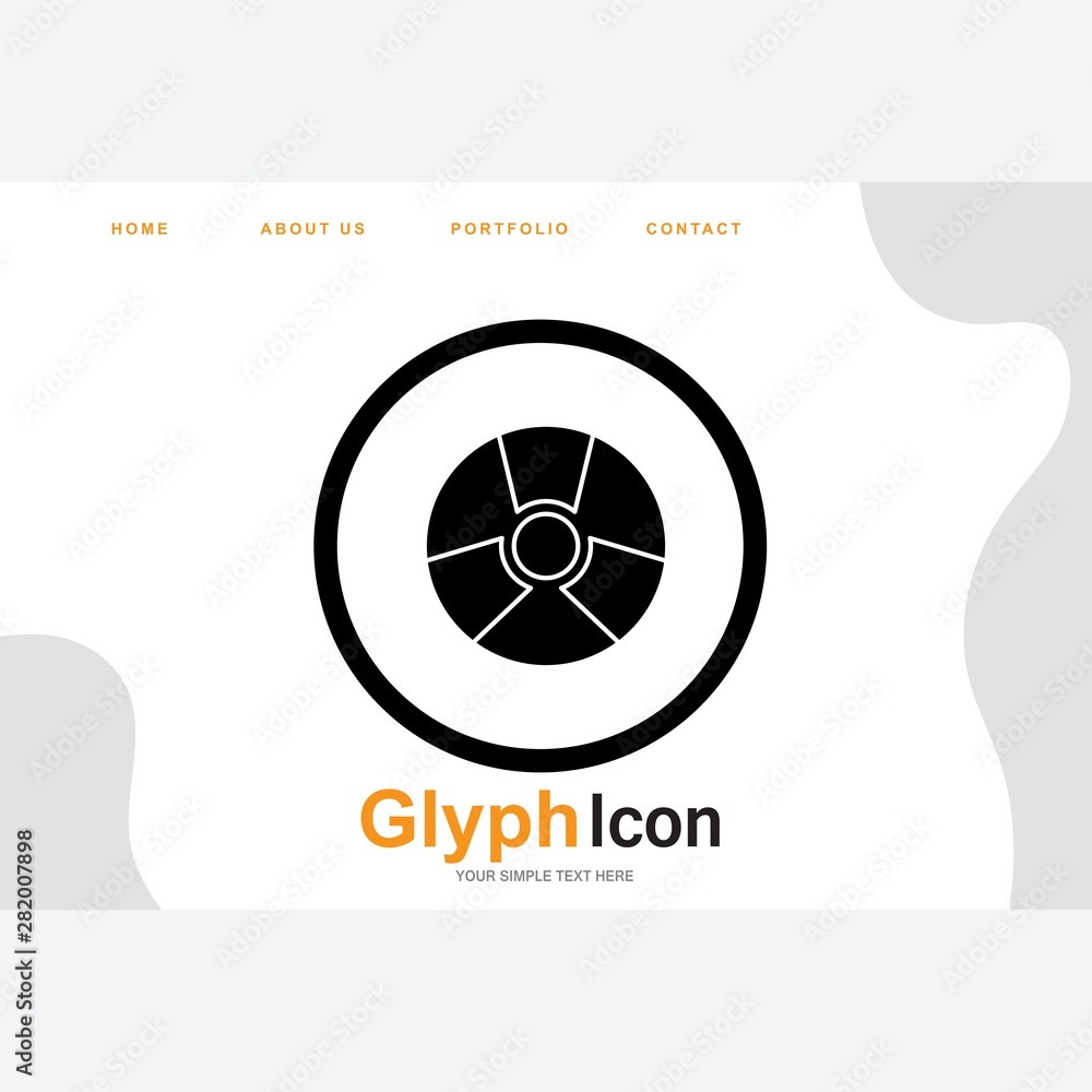 Radiation icon for your project Radiation icon for your project