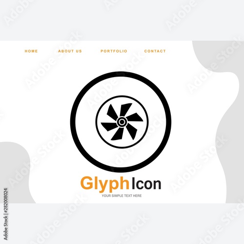 Fan icon for your project