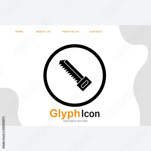  Handsaw icon for your project