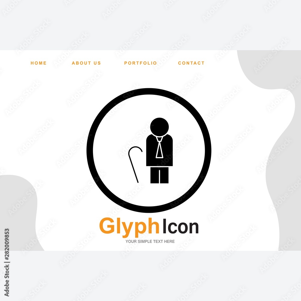 Retirement icon for your project Retirement icon for your project
