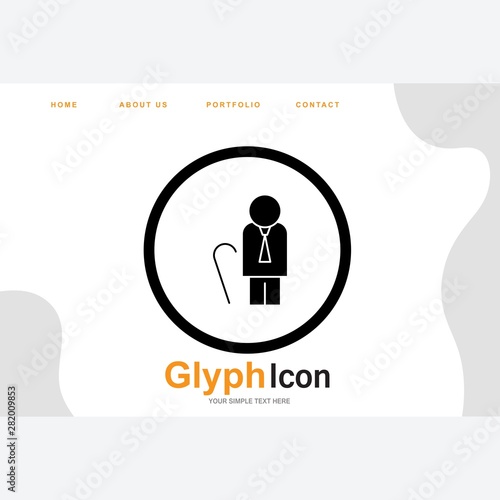 Retirement icon for your project