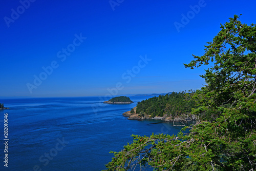 View of Deception Pass near Whidbey Island, Washington © Euskera Photography