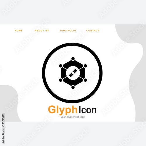 Link Building icon for your project