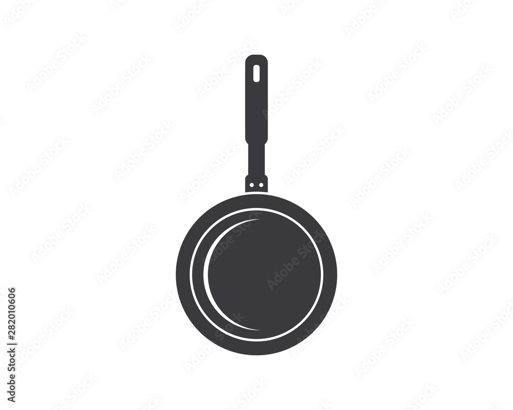 pan logo icon of cooking and kithen vector pan logo icon of cooking and kithen vector