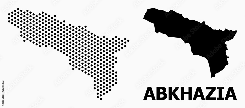 Pixel Pattern Map of Abkhazia