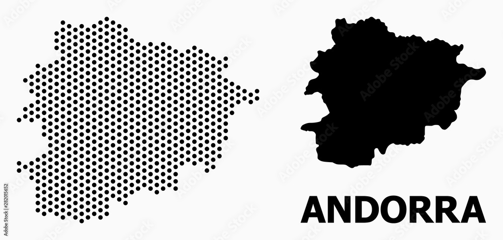 Pixel Pattern Map of Andorra