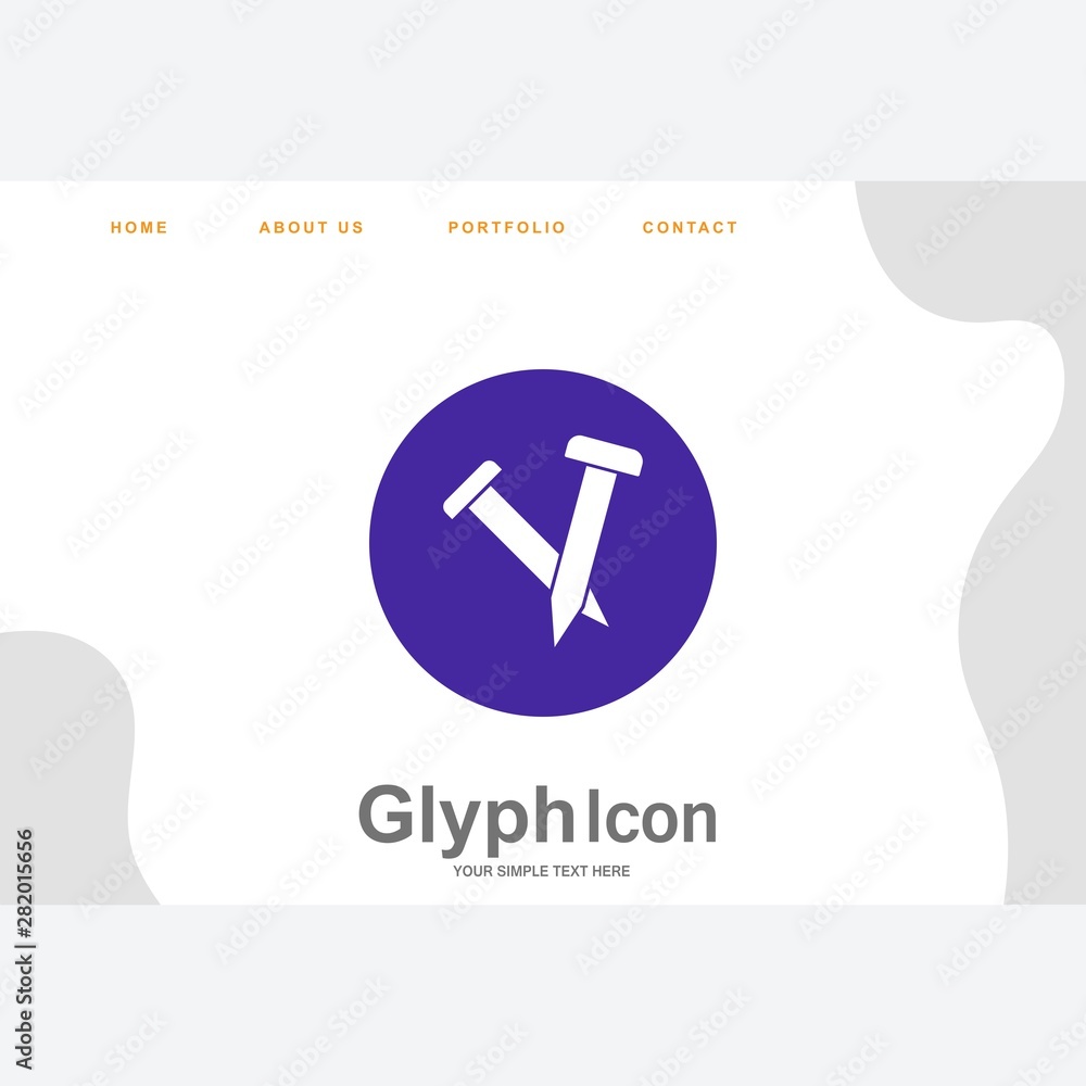 Nail icon for your project Nail icon for your project