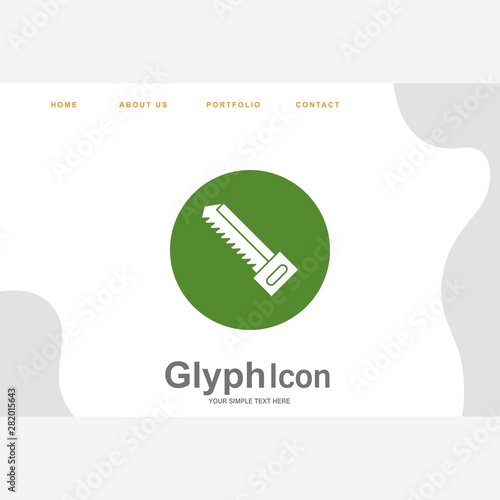  Handsaw icon for your project
