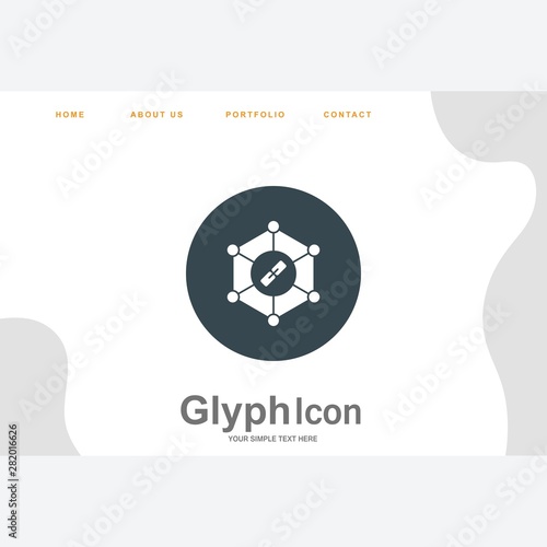 Link Building icon for your project