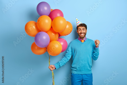Принти на полотні Birthday party concept