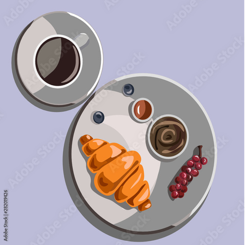  Croissant for breakfast