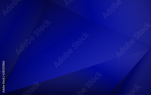 Abstract blue royal 3d polygonal background. Vector illustration