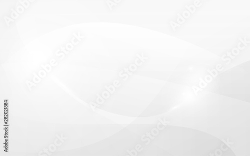 Abstract curved lines white and gray color elegant background. vector illustration