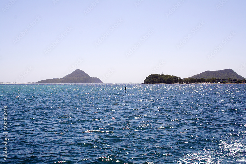 Looking to the Heads from Nelson bay. Australia.