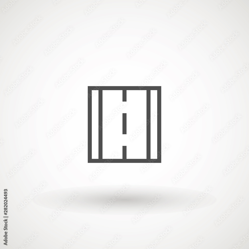 road icon symbol vector logo element. Map, navigation, direction and travel. road icon symbol vector logo element. Map, navigation, direction and travel.