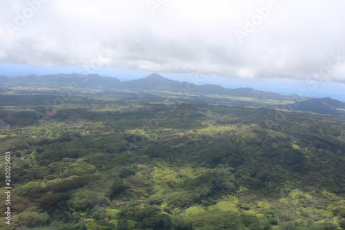 view of mountains and clouds