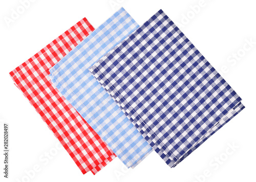 Multicolored kitchen napkins