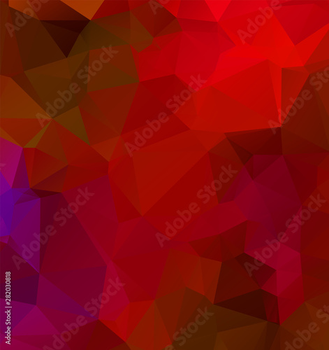 Abstract multicolor Orange and red background. Vector polygonal design illustrator