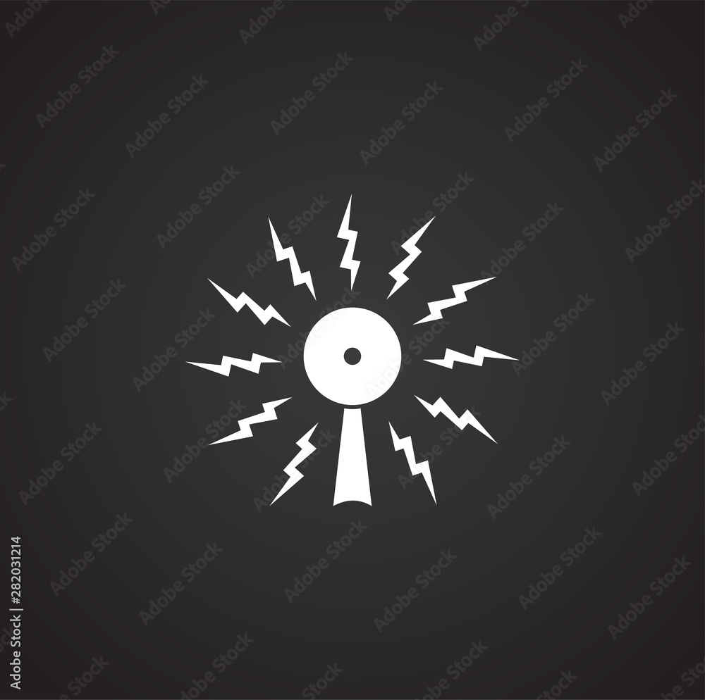 Antennas related icon on background for graphic and web design. Simple illustration. Internet concept symbol for website button or mobile app. Antennas related icon on background for graphic and web design. Simple illustration. Internet concept symbol for website button or mobile app.