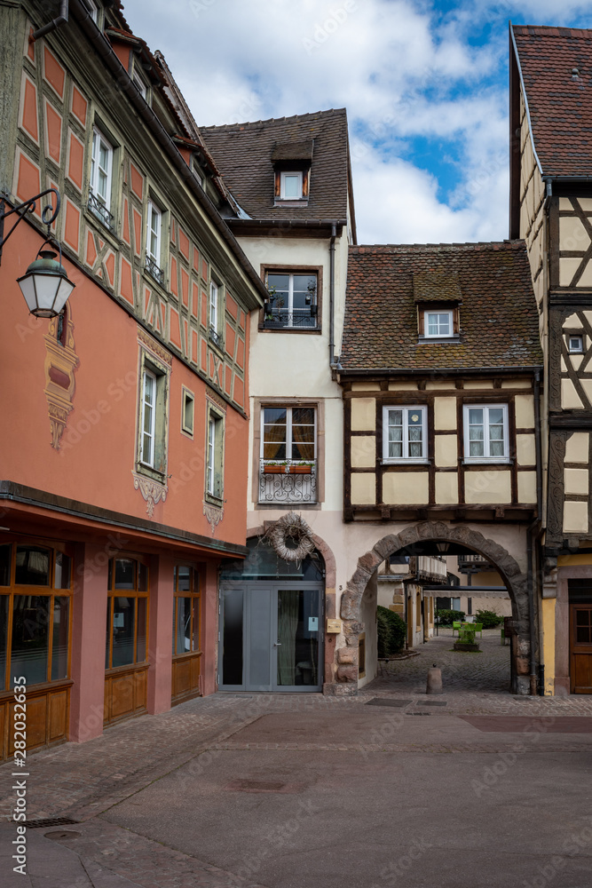 Traditional cityscape in Colmar, France