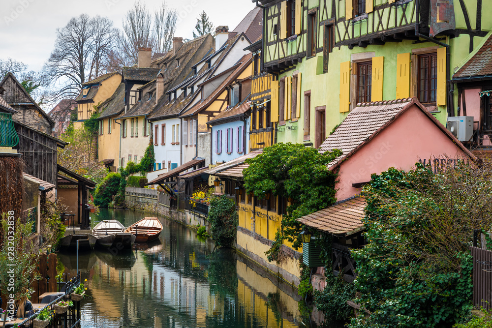 Traditional cityscape in Colmar, France