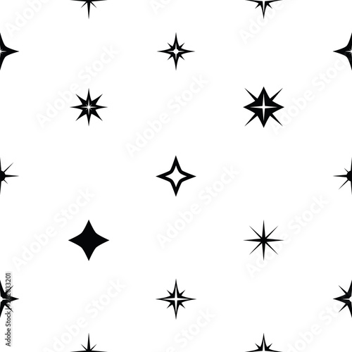 spark seamless pattern background icon.