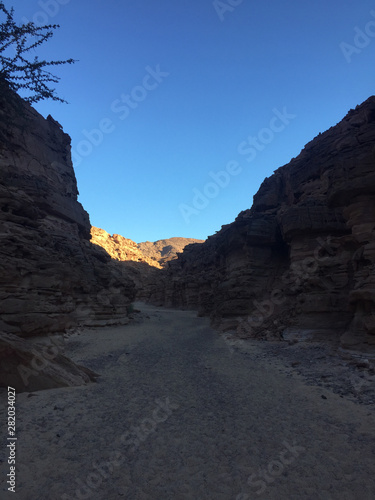 View of Sinai mountains in Egypt