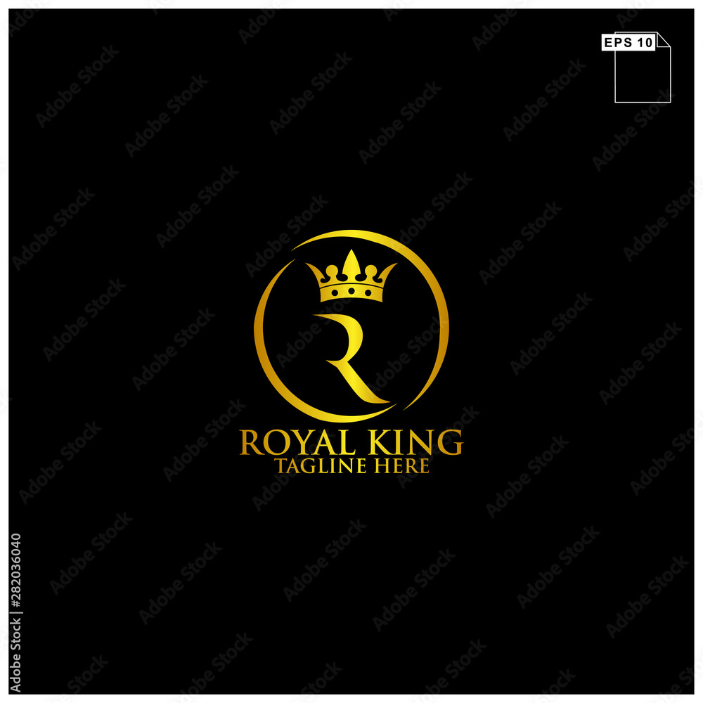 royal brand logo design vector royal brand logo design vector