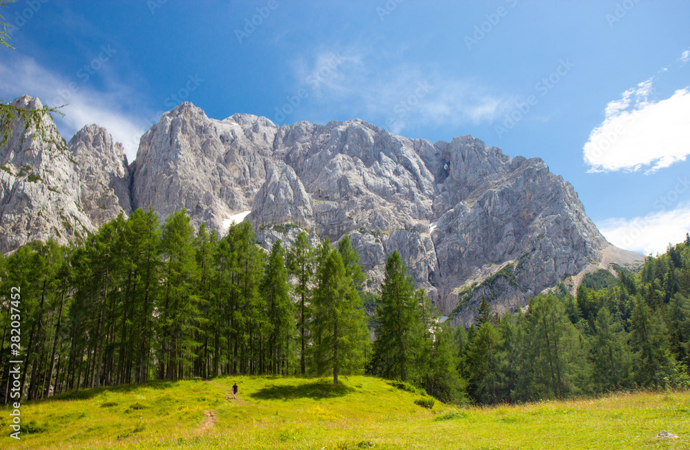 Fototapeta premium Lato w Parku Narodowym Triglav, Słowenia