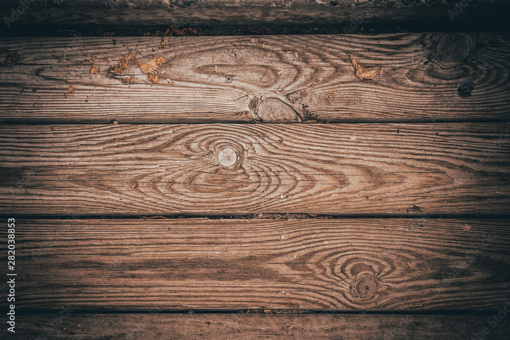 Fototapeta premium natural wood background, old parquet