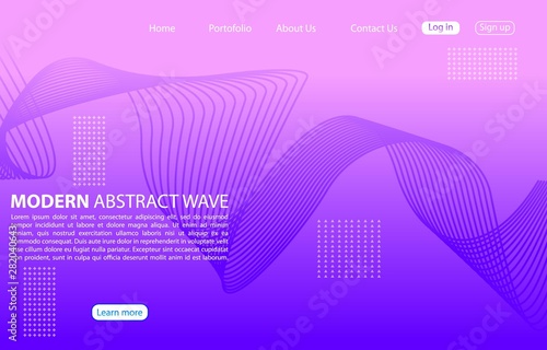 Modern Asbtract background website Landing Page.Purple color vector style.