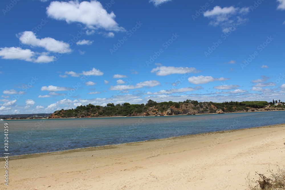 Réserve naturelle d'Alvor au Portugal dans les marais