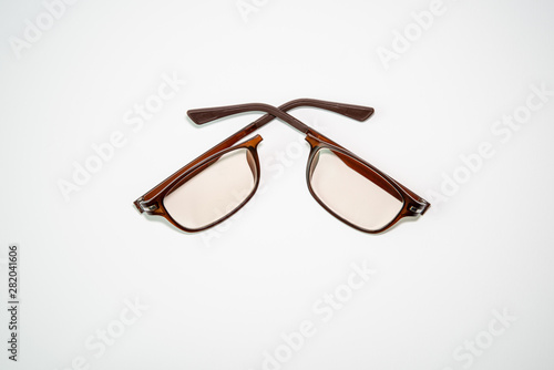 broken glasses in need of repairs