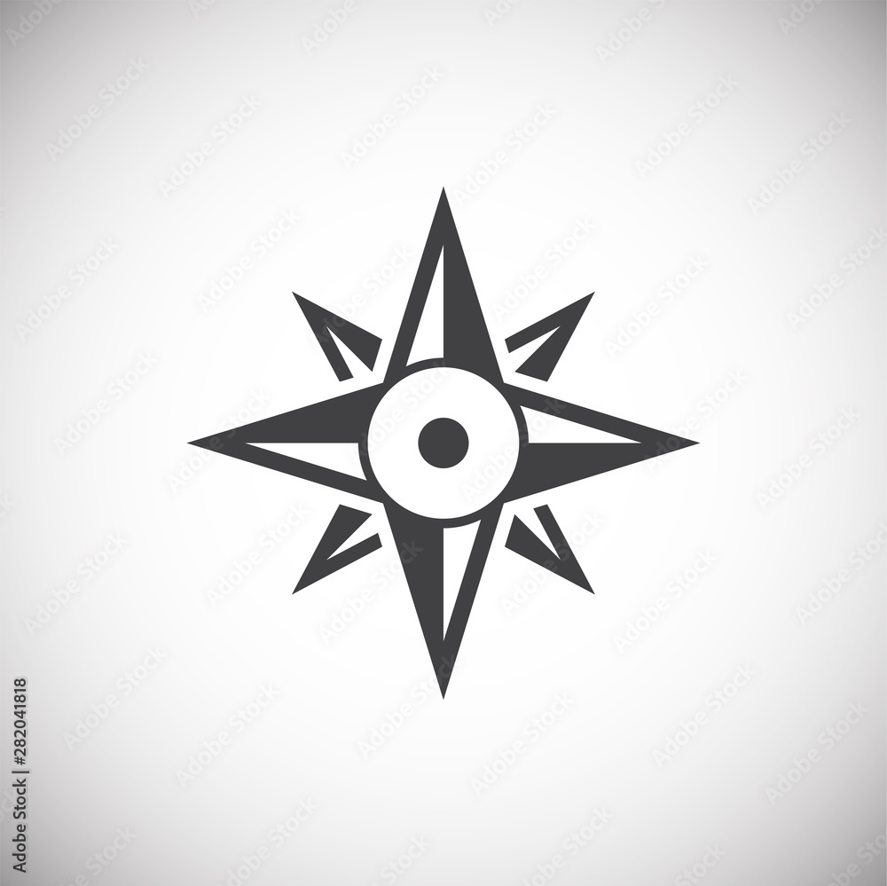 Windrose icon on background for graphic and web design. Simple illustration. Internet concept symbol for website button or mobile app. Windrose icon on background for graphic and web design. Simple illustration. Internet concept symbol for website button or mobile app.