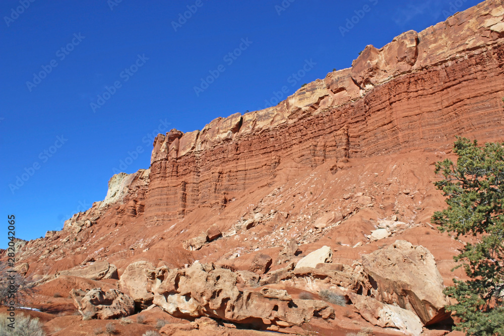 Capitol Reef National Park, Utah, in winter Capitol Reef National Park, Utah, in winter
