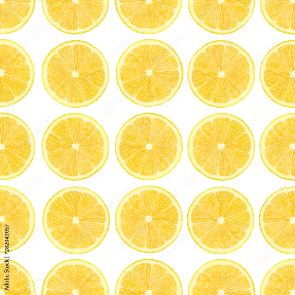 Lemon slice isolated on a white background. Fruits. Citrus. Colored lemon. Lemon slice isolated on a white background. Fruits. Citrus. Colored lemon.
