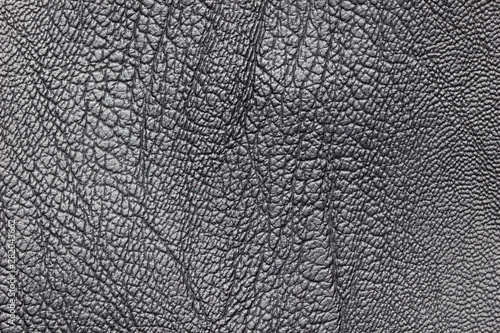 Texture of black leather. Concept of clothes or fashion.