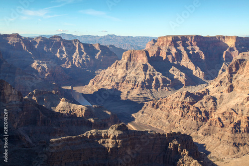 View of landscape in Grand Canyon National Park at USA