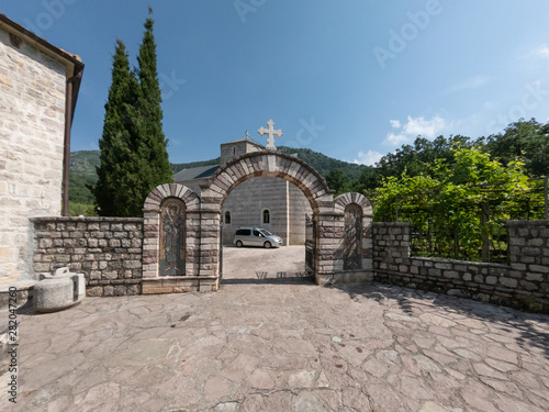 Monastery Podmaine or Podostrog, Budva, Montenegro photo