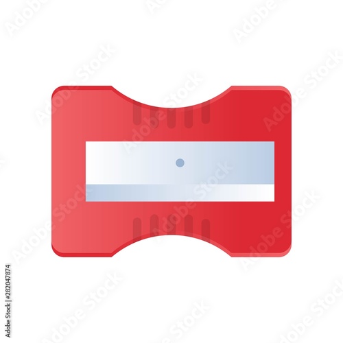 Pencil sharpener vector, Back to school gradient design icon