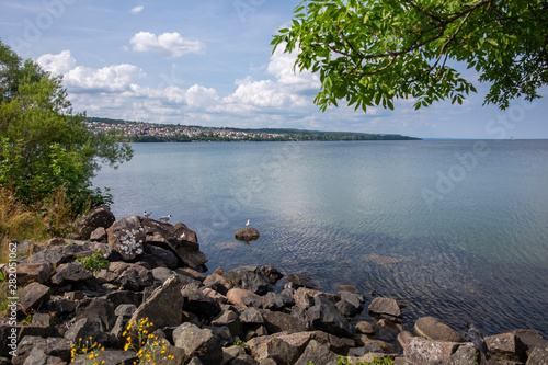 Tranquil view over the Lake Vättern, Sweden
