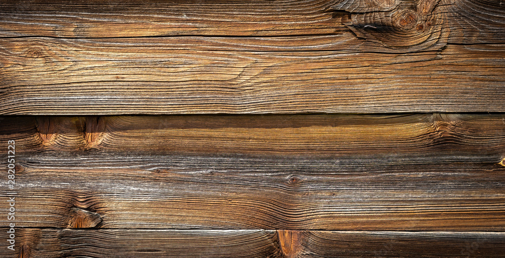 Naklejka premium The old wood texture with natural patterns