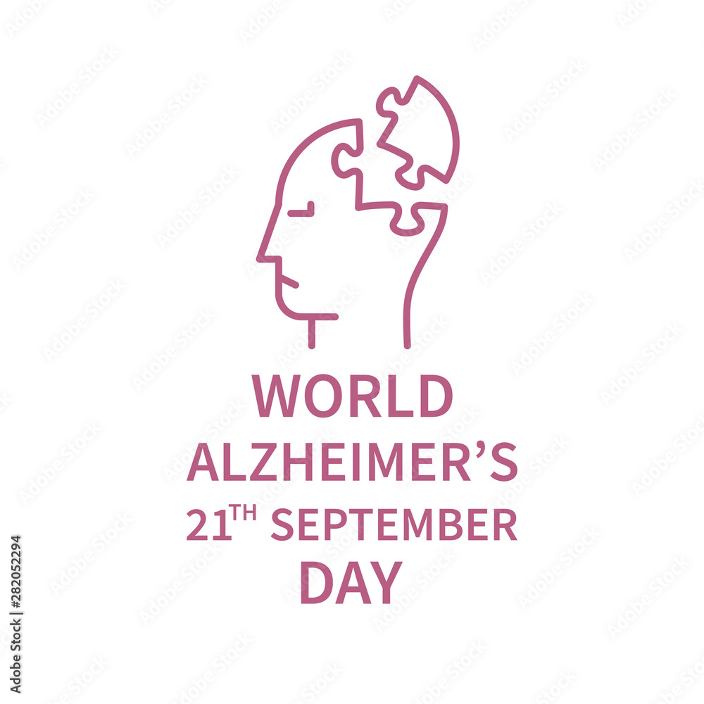 Line logo fo Alzheimer's Day