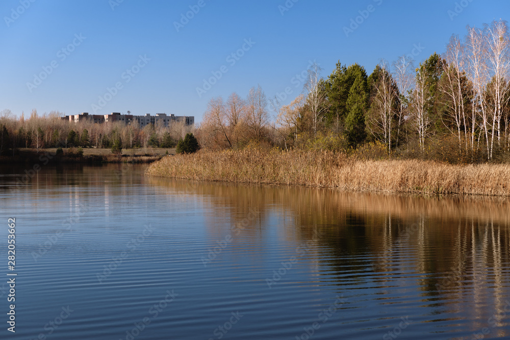 Heartshape Lake in the swamps