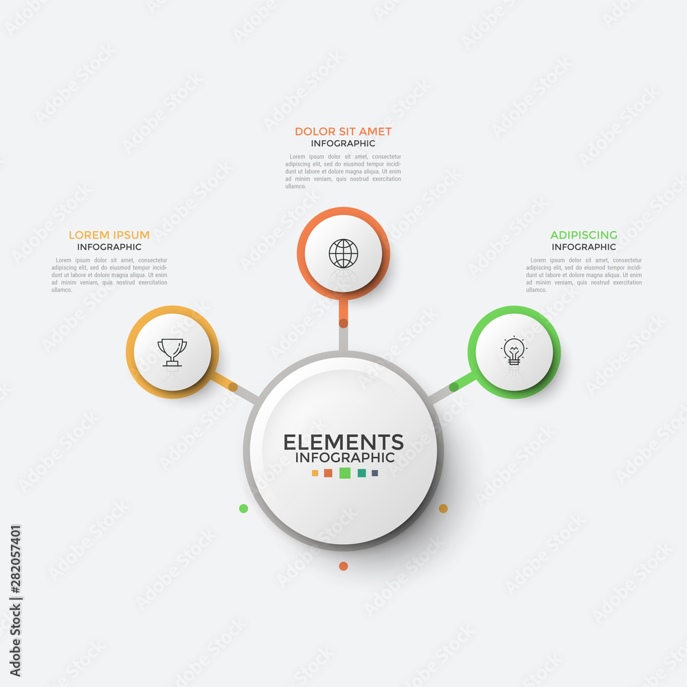 Fototapeta premium Modern Infographic Template