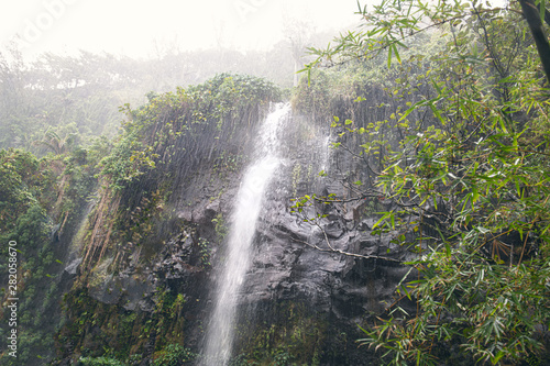 Waterfall rain