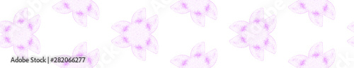 Violet purple retro Seamless Border Scroll. Geomet