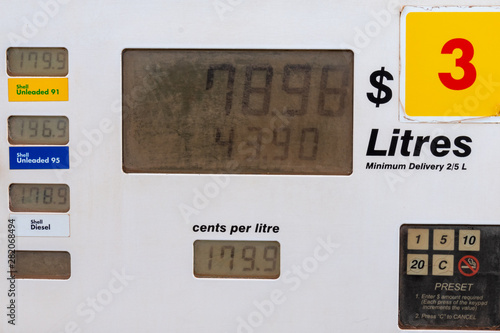 High petrol costs in Australian Outback Karijini National Park photo