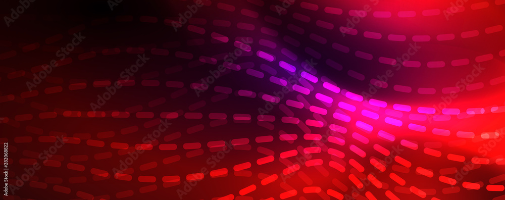 Neon vector wave lines abstract background, magic futuristic techno design Neon vector wave lines abstract background, magic futuristic techno design