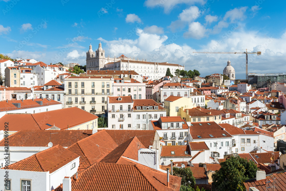 The Monastery of St. Vincent Outside the Walls in the Alfama district of Lisbon
